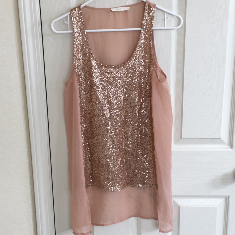Lush Pink Sequin Tank